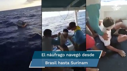 Encuentran a pescador que pasó 11 días a la deriva en el Océano Atlántico dentro de un congelador