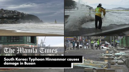 South Korea: Typhoon Hinnamnor causes damage in Busan