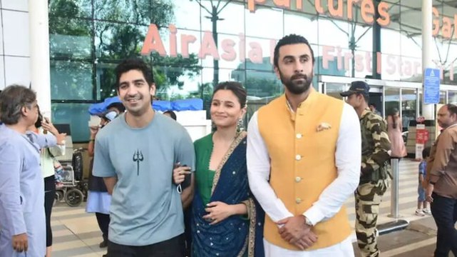 Protest erupts outside Ujjain temple ahead of Alia Bhatt, Ranbir Kapoor's visit