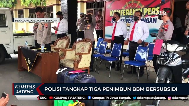 Polisi Tangkap Tiga Penimbun BBM Bersubsidi di Pekalongan, Jawa Tengah