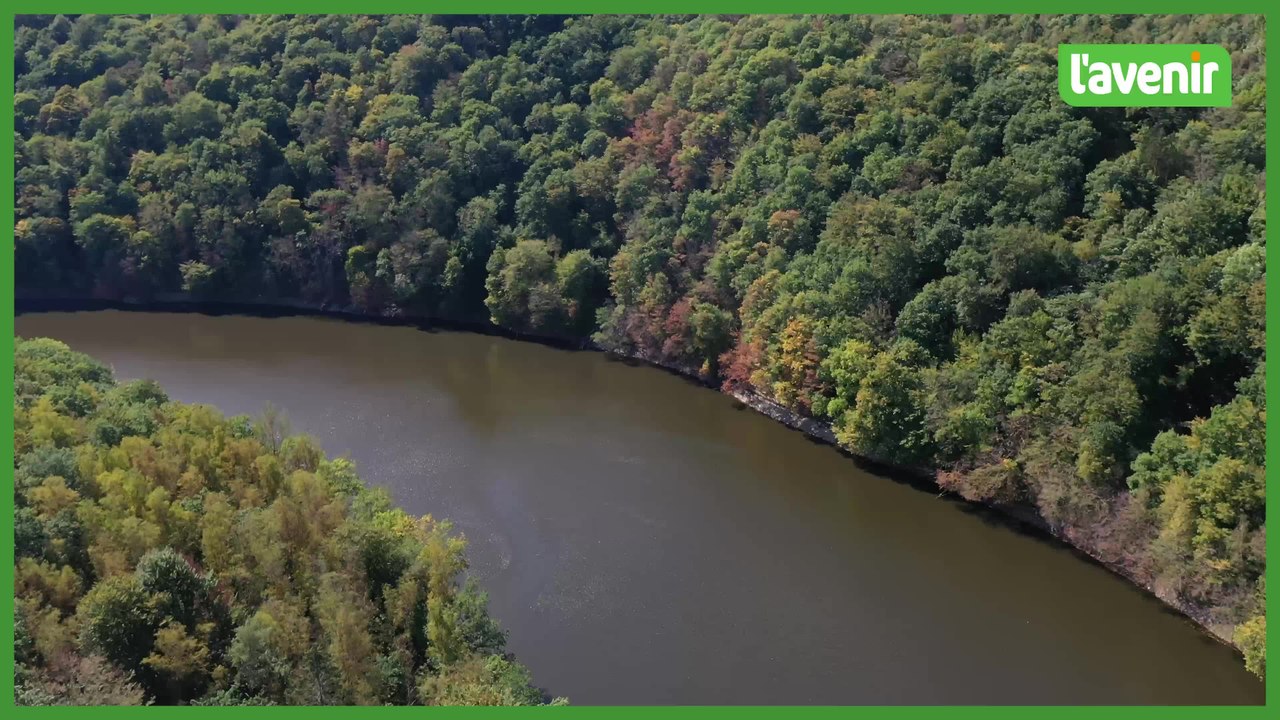 Changement de direction au barrage de Nisramont