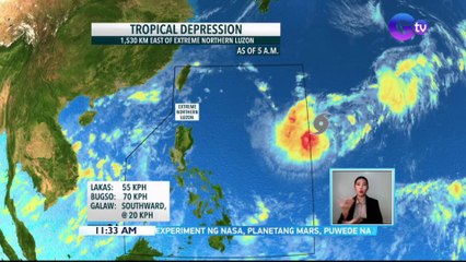 Nagbabadyang pumasok sa Philippine Area of Responsibility ang bagyong tatawaging Inday | BT