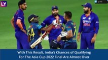India vs Sri Lanka, Asia Cup 2022 Super 4 Stat Highlights: India on Verge of Elimination