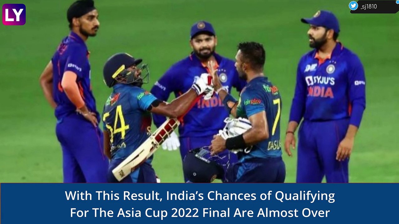 India vs Sri Lanka, Asia Cup 2022 Super 4 Stat Highlights: India on Verge of Elimination