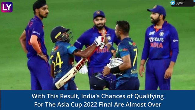 India vs Sri Lanka, Asia Cup 2022 Super 4 Stat Highlights: India on Verge of Elimination