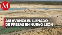 Presume Samuel García incremento en niveles de presas de Nuevo León
