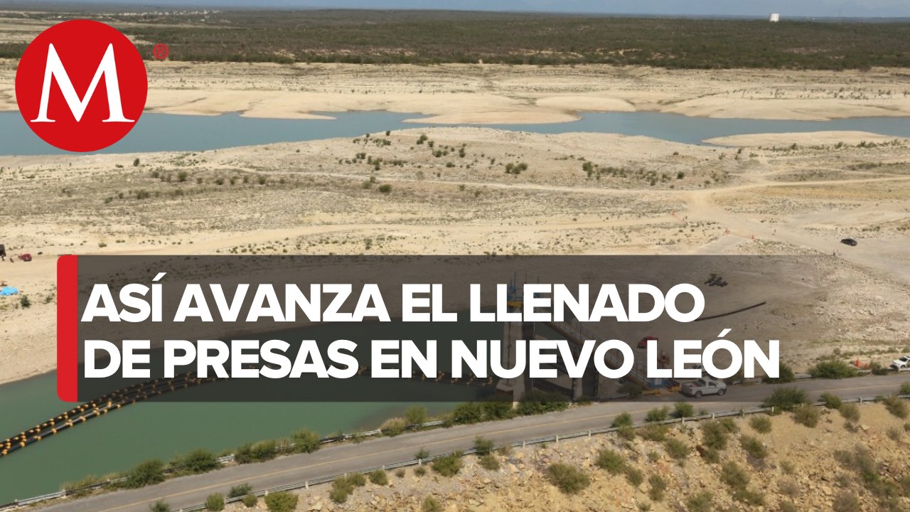 Presume Samuel García incremento en niveles de presas de Nuevo León