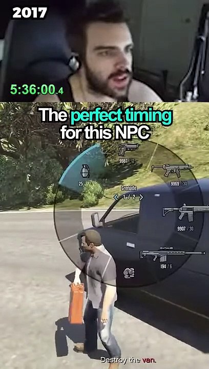 Flawless Perfect Timing NPC Saves GTA 5 Speedrun