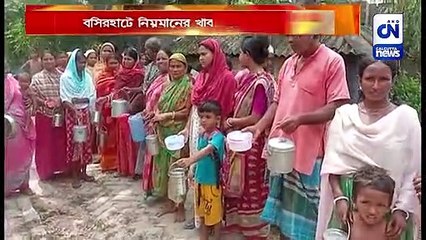 বসিরহাটে নিম্নমানের খাবার অঙ্গনওয়াড়ি কেন্দ্রে