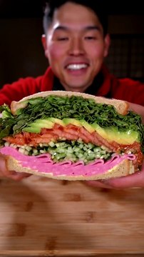 #Shorts ｜ Stuffed sandwich| EATING SHOW ASMR MUKBANG