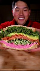 #Shorts ｜ Stuffed sandwich|  EATING SHOW ASMR MUKBANG