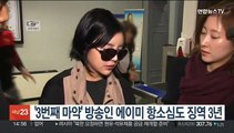 '3번째 마약' 방송인 에이미 항소심도 징역 3년