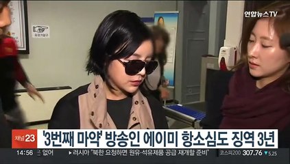 '3번째 마약' 방송인 에이미 항소심도 징역 3년