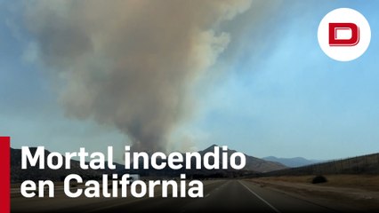 Mortal incendio forestal en Hemet, California