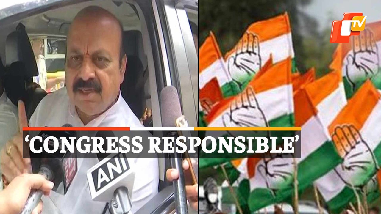 Karnataka CM Targets Congress Over Bengaluru Waterlogging Situation