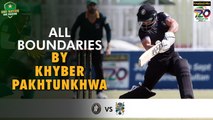 All Boundaries By Khyber Pakhtunkhwa | Balochistan vs Khyber Pakhtunkhwa | Match 15 | National T20 2022 | PCB | MS2T