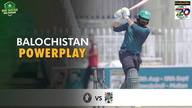 Powerplay | Balochistan vs Khyber Pakhtunkhwa | Match 15 | National T20 2022 | PCB | MS2T