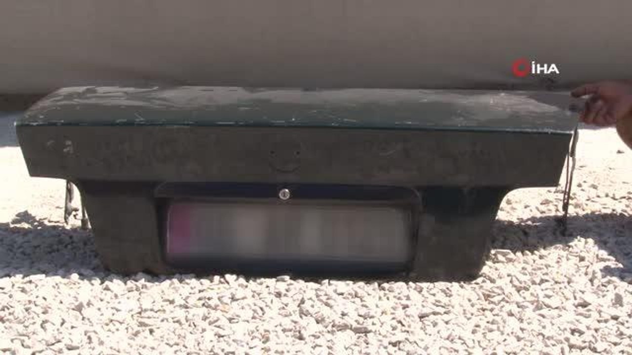 Yediemin otoparkçılarını şoke eden yöntem: Haciz yoluyla bağlanan aracı almaya gittiler, sadece bagaj kapağını buldular