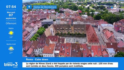 07/09/2022 - Le 6/9 de France Bleu Belfort Montbéliard en vidéo