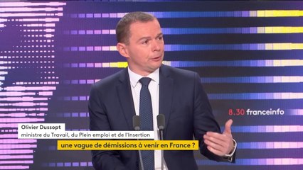 Salaires, assurance chômage, réforme des retraites... Le "8h30 franceinfo" d'Olivier Dussopt
