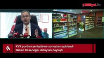 KYK yurtları yerleştirme sonuçları açıklandı Bakan Kasapoğlu detayları paylaştı
