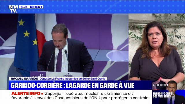 Raquel Garrido réagit à la mise en garde à vue de Jean-Christophe Lagarde: Je suis satisfaite que l'enquête avance