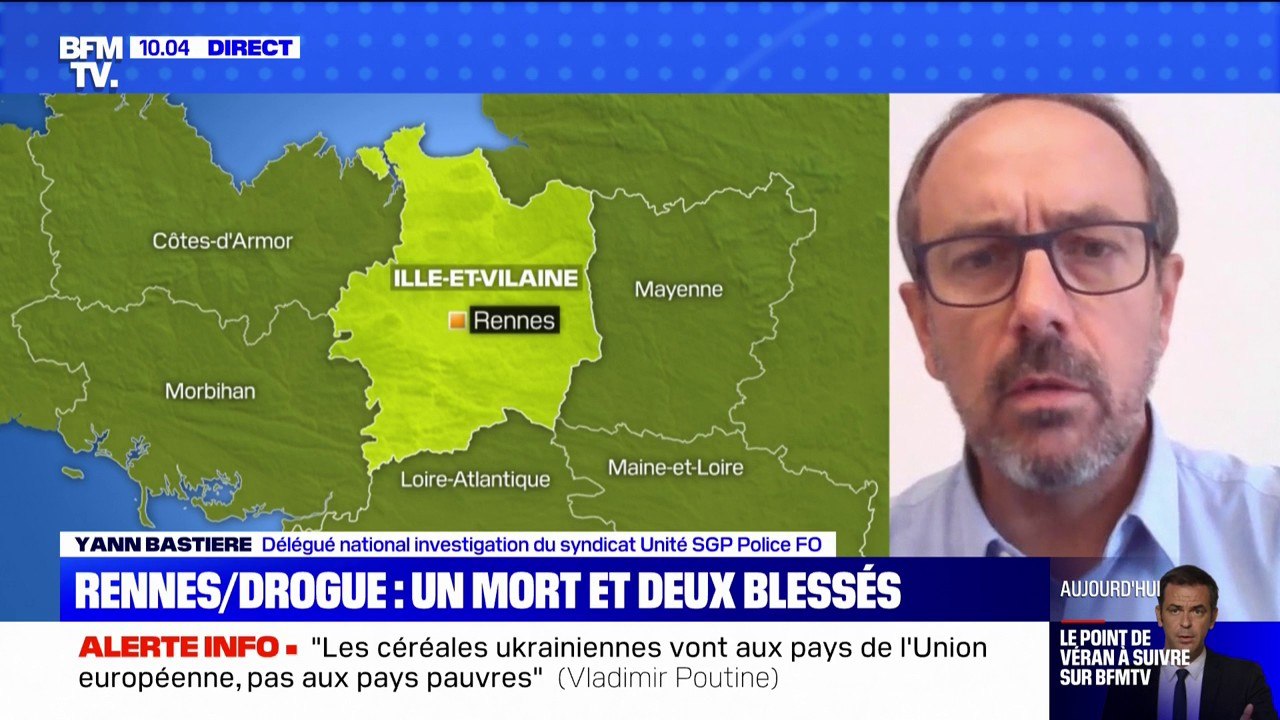 Opération anti-drogue à Rennes: "C'est un refus d'obtempérer, j'espère que la légitime défense sera retenue", déclare Yann Bastière