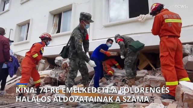 Kína: 74-re emelkedett a földrengés halálos áldozatainak a száma