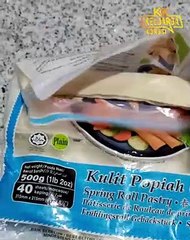Elak Membazir, Jom Buat Kudapan Popia Cheese!