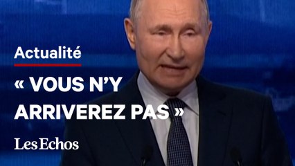 « Vous n’isolerez pas la Russie, c’est impossible », lance Vladimir Poutine