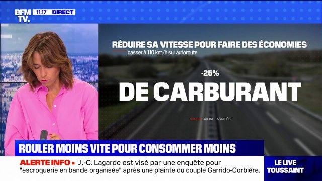 En voiture, rouler moins vite permettrait d'économiser en moyenne 150 euros par an