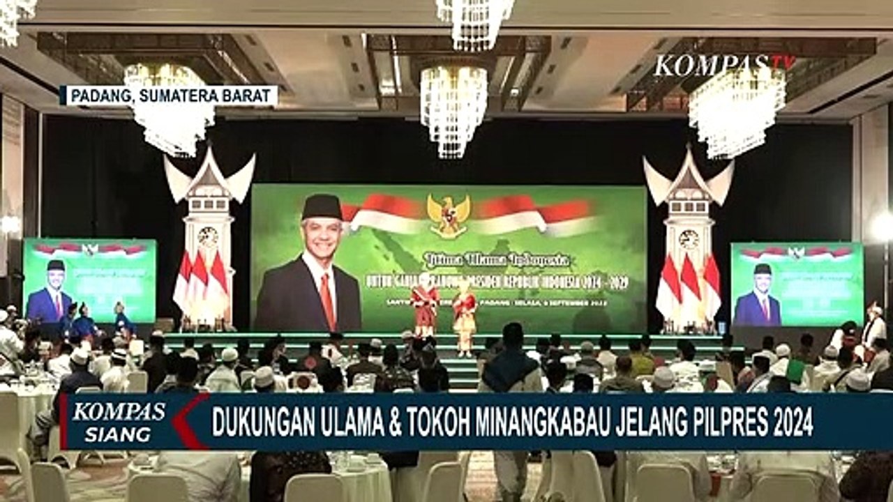 Ganjar Pranowo Dapat Dukungan Dari Ulama Dan Tokoh Adat Minangkabau