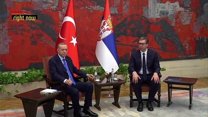 Start of negotiations between the Presidents of Serbia and Turkey, Vucic and Erdogan.