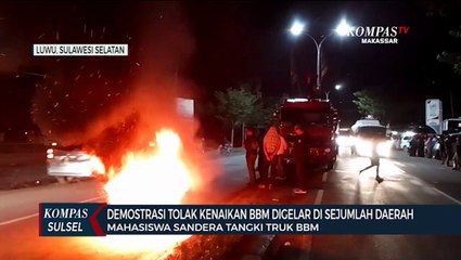 Demostrasi tolak kenaikan BBM digelar di sejumlah daerah