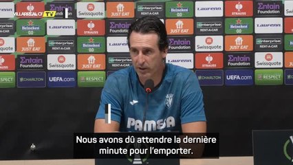 Groupe C - Emery : "Atteindre notre objectif d'être premier du groupe"
