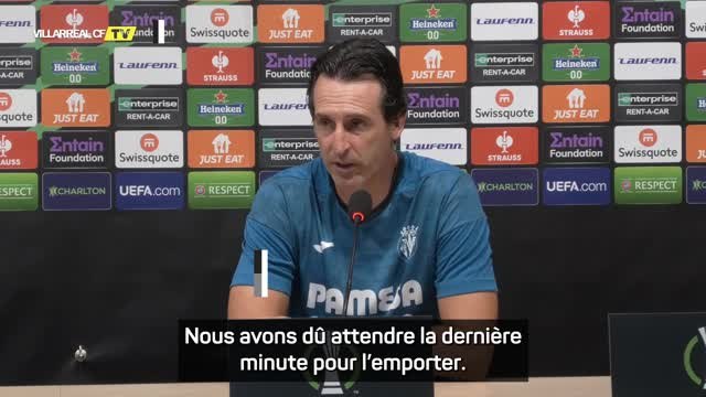 Groupe C - Emery : Atteindre notre objectif d'être premier du groupe