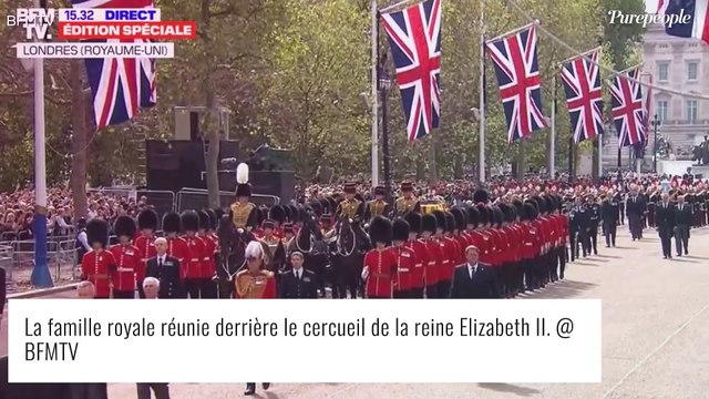 William et Harry : Les frères réunis derrière le cercueil d'Elizabeth II, un hommage puissant