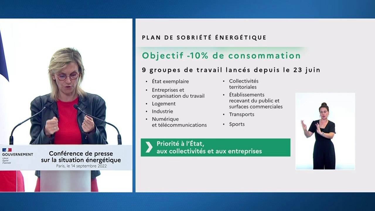 Agnès Pannier-Runacher sur la sobriété énergétique: "Toutes les administrations devront être au rendez-vous"