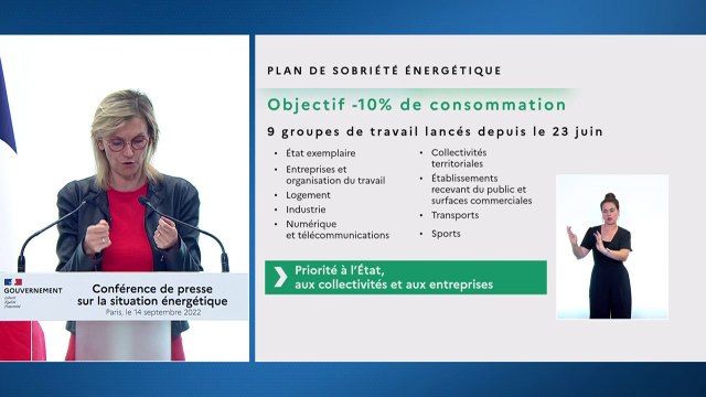 Agnès Pannier-Runacher sur la sobriété énergétique: Toutes les administrations devront être au rendez-vous