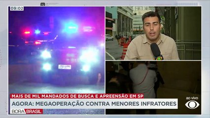 Megaoperação em SP contra menores infratores 14/09/2022 11:43:03