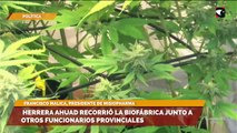 Herrera Ahuad recorrió la Biofábrica junto a otros funcionarios provinciales