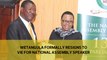 Wetangula formally resigns to vie for National Assembly Speaker