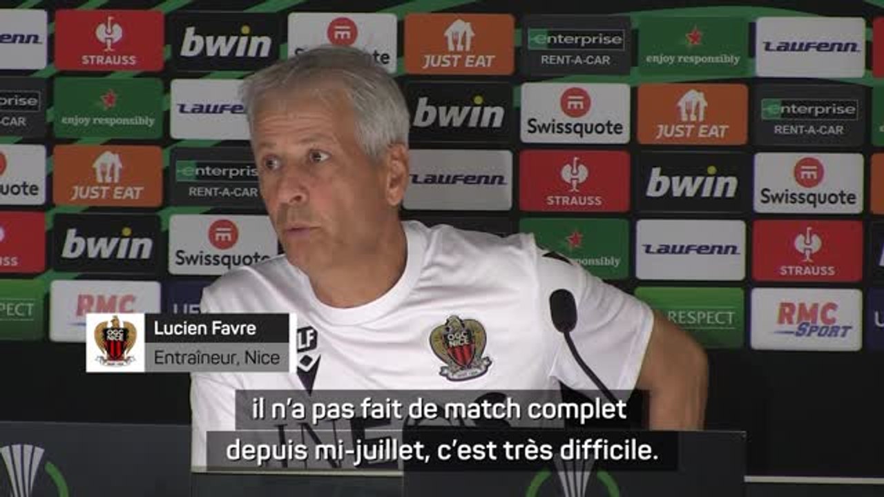 Nice - Favre : "Difficile de dire dans quelle forme est Barkley"
