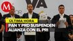 PAN y PRD suspenden temporalmente alianza ‘Va por México’ con el PRI