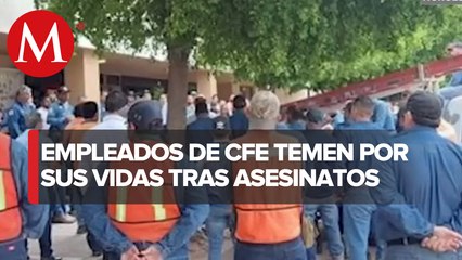 Trabajadores de la CFE se niegan a laborar tras ataque armado contra sus compañeros
