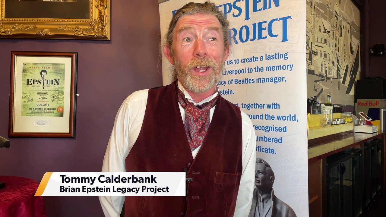 Beatles legacy lives on in Liverpool - Statue for Fab Four Manager Brian Epstein