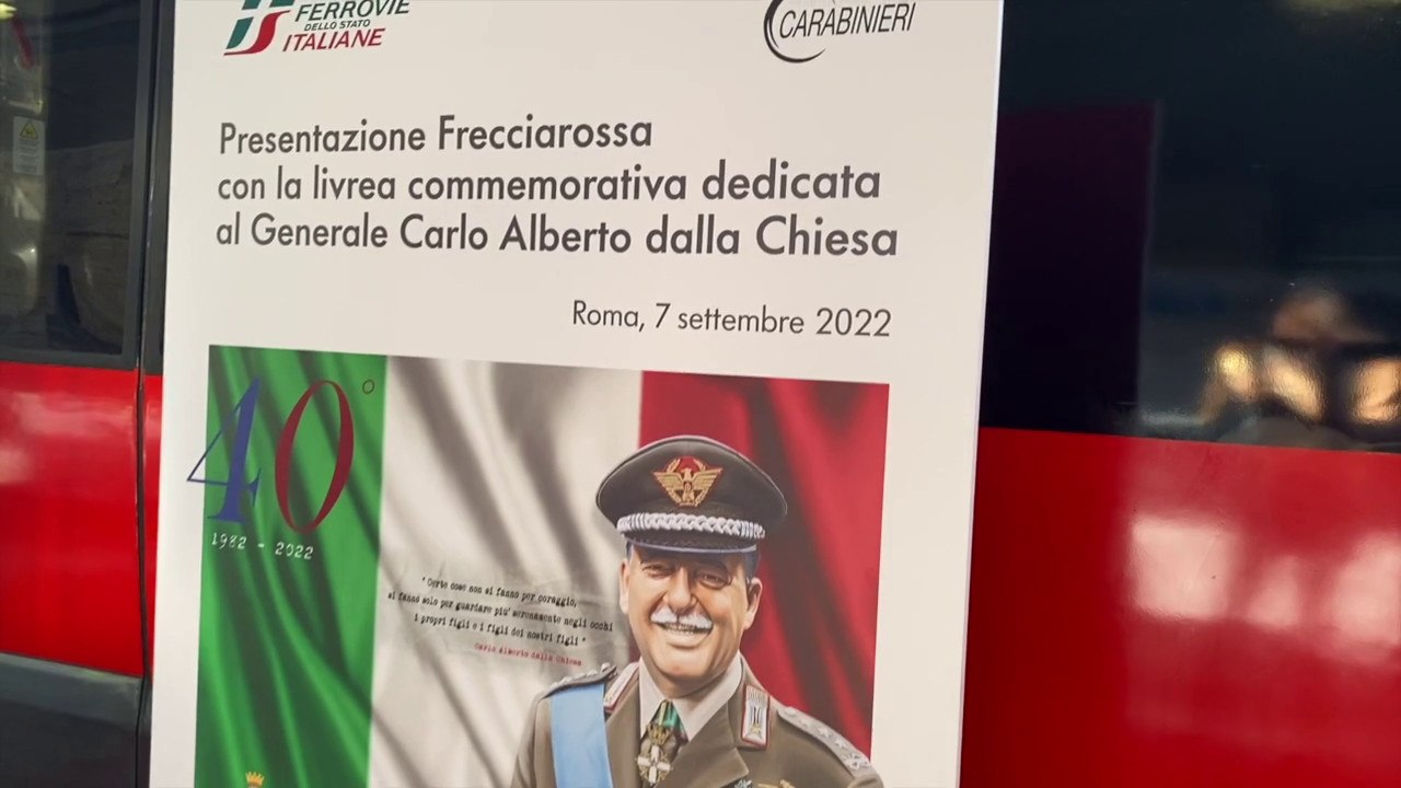 Un Frecciarossa dedicato a Carlo Alberto Dalla Chiesa