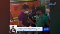 Lalaking sinampahan ng reklamong rape ng babaeng senior citizen, arestado | Saksi
