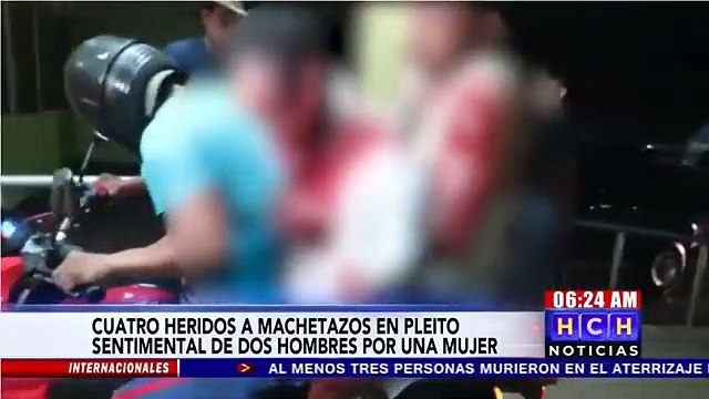 Por el amor de una mujer dos hombres se agarran a machetazos dejando cuatro heridos en Choluteca