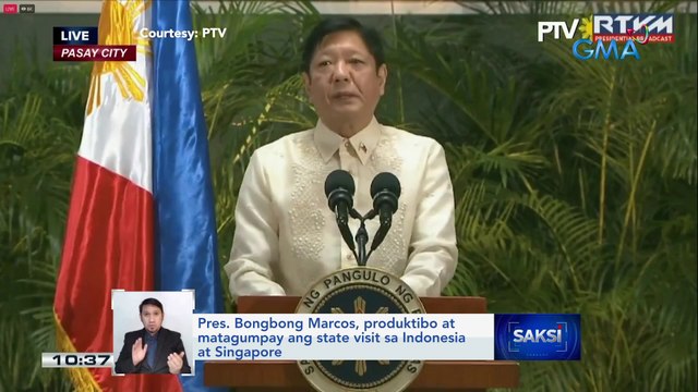 Pres. Bongbong Marcos, produktibo at matagumpay ang state visit sa Indonesia at Singapore | Saksi